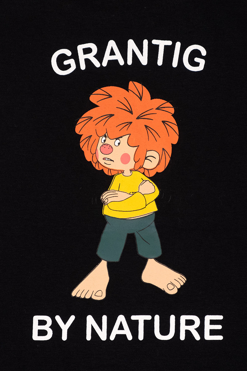 T-Shirt mit Pumuckl 'Grantig by nature' schwarz Bild 2