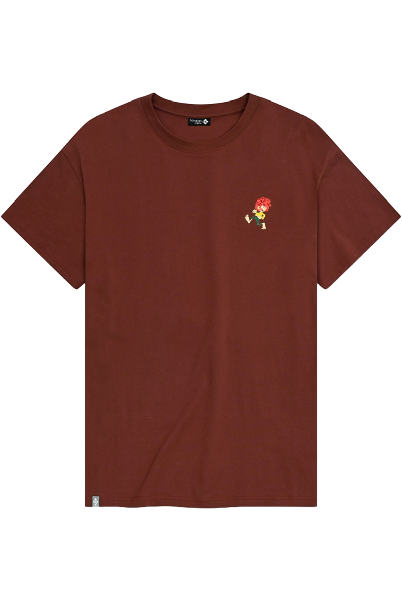 T-Shirt mit Pumuckl 'Grantig by nature' dunkelrot