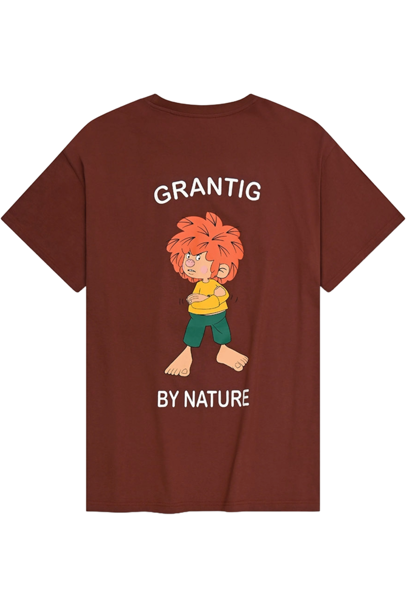 T-Shirt mit Pumuckl 'Grantig by nature' dunkelrot Bild 2