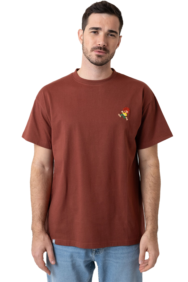 T-Shirt mit Pumuckl 'Grantig by nature' dunkelrot Bild 2