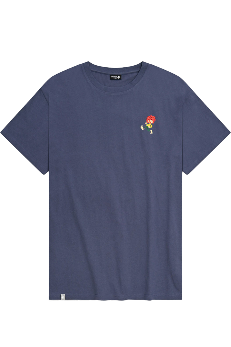 T-Shirt mit Pumuckl 'Grantig by nature' graublau