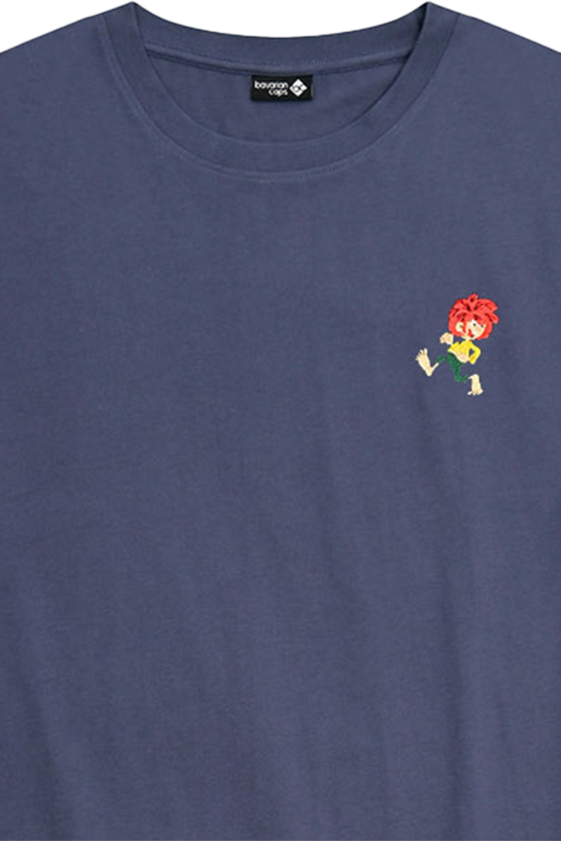 T-Shirt mit Pumuckl 'Grantig by nature' graublau Bild 2