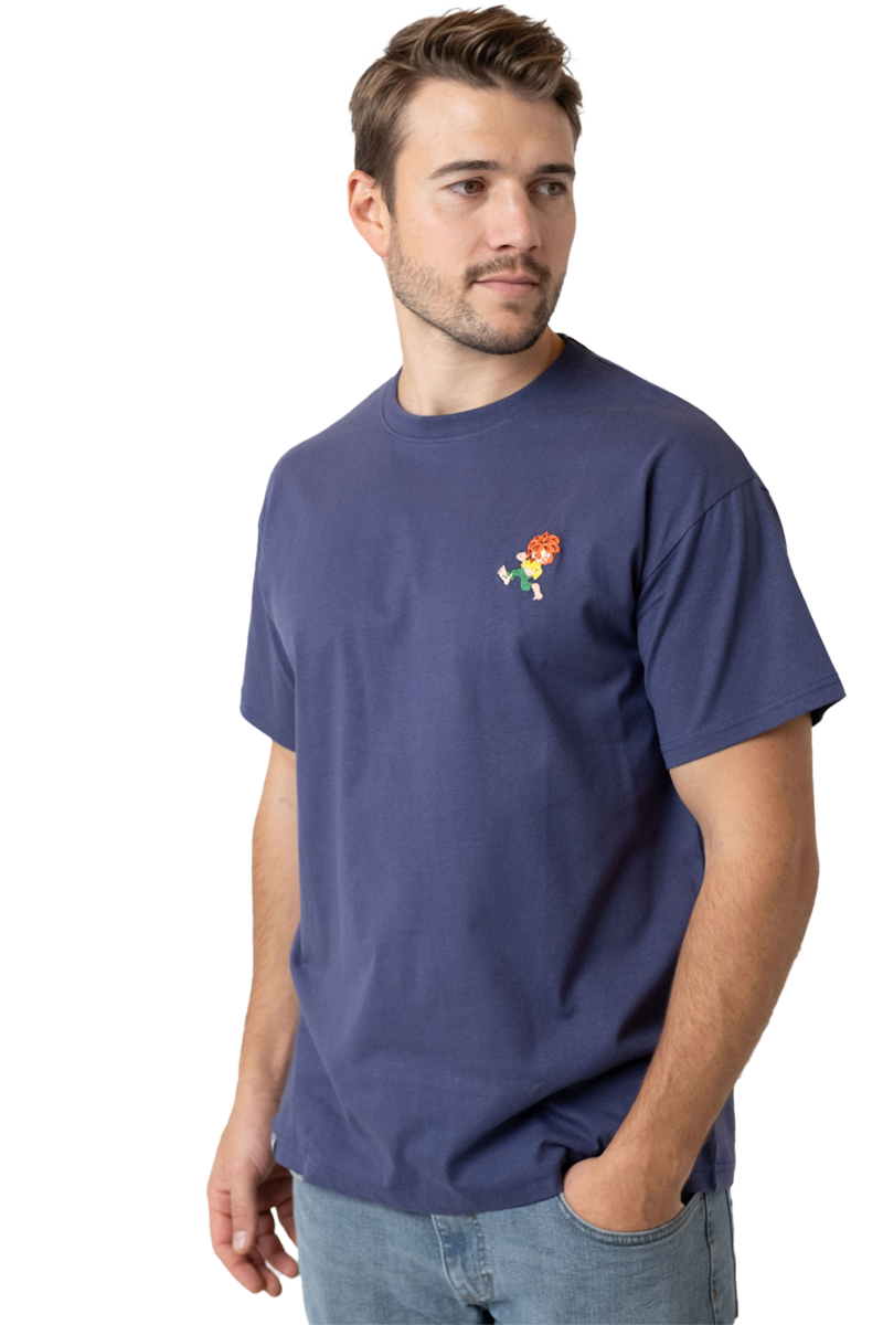 T-Shirt mit Pumuckl 'Grantig by nature' graublau Bild 2
