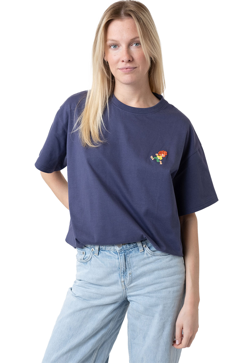 T-Shirt mit Pumuckl 'Grantig by nature' graublau Bild 2