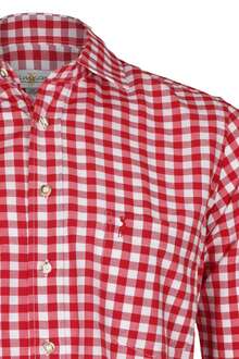 Hemd Slim-Fit rot-wei kariert 'Patrick'