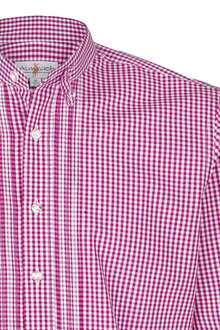 Stehbundhemd Slim-Fit Vichy fuchsia 'Richy'