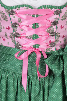 kurzes Dirndl rosa-grn 'Claudia'