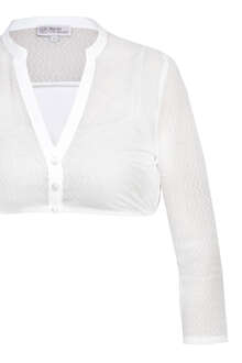 Dirndlbluse mit 3/4-rmeln offwhite