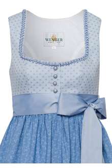 Umstandsdirndl geblmt hellblau