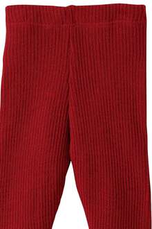 BABY Strick-Leggings Bio-Schurwolle GOTS bordeaux