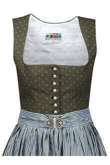 Dirndl lang oliv