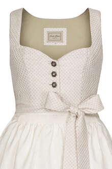 Brautdirndl lang offwhite