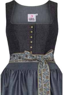 Dirndl lang blau