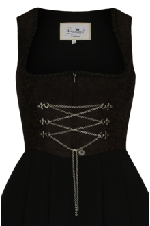 Dirndl lang ohne Schrze schwarz