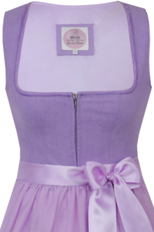 Midi-Dirndl mit Cordoberteil flieder