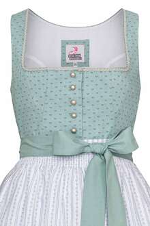 Baumwolldirndl midi eisblau