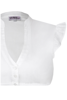 Dirndlbluse mit Flgelarm offwhite
