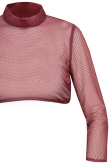Dirndlbluse mit 3/4-rmeln bordeaux