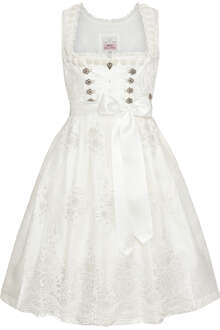 Brautdirndl Midi offwhite