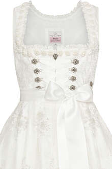 Brautdirndl Midi offwhite