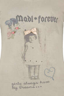 Trachten Damen T-Shirt 'Madl forever' oliv