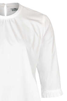 Trachten Bluse 3/4 Arm weiss