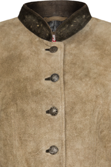 Damen Trachtenblazer aus Leder whisky/altsalburg/wiesel