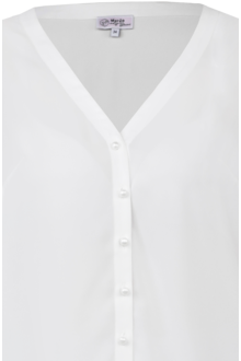 Damen Bluse mit langen rmeln offwhite