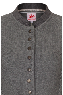 Dirndljacke mit Schchen mittelgrau