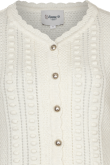 Damen Dirndl-Strickjacke creme