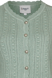 Damen Dirndl-Strickjacke salbei