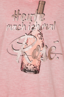 Damen Trachtenshirt mit 'Ros' Spruch