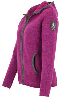 Damen Outdoor-Jacke mit Kapuze fuchsia