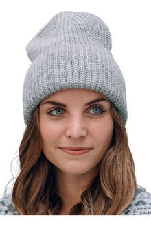 Damen Strickhaum 'Fair&Cozy' hellgrau