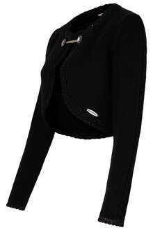 Dirndl-Jacke im Bolero-Stil schwarz