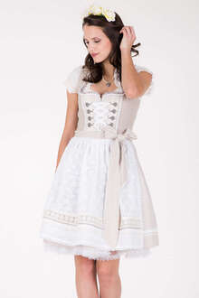 Dirndl kurz wei naturell