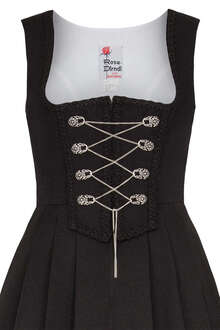 Dirndl lang schwarz ohne Schrze 'Elvira'