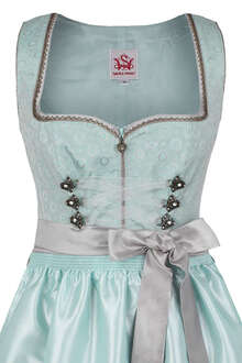 Dirndl midi Pastellfarben aqua