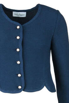 Dirndljacke Strick mitternachtsblau