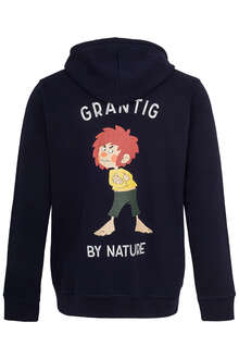 Kapuzen-Hoodie 'Grantig by Nature' mit Pumuckl unisex dunkelblau