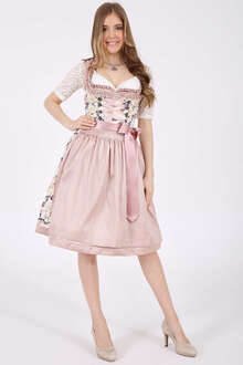 Mini-Dirndl mit Blumenprint ros