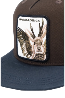 Cap 'Woipadinga' flat braun