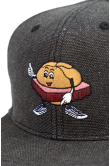 Herren Snapback Cap 'Mr. Leberkas' schwarz