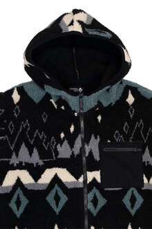 Fleece-Jacke 'Winterwald' unisex dunkelgrau