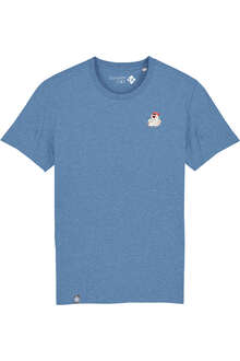 Herren T-Shirt 'Engel Aloisius' blau