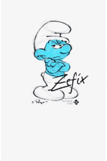 Herren Trachtenshirt 'Muffi Zefix' wei