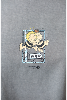 Unisex Trachtenshirt Biene Maja 'Maibaumfest' grau