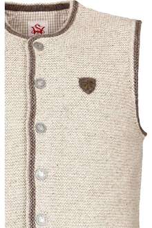 Herren Trachten-Strickweste Natur Beige