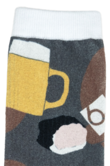 Herren Socken Brotzeit anthrazit