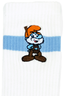 Herren Socken 'Papa Schlumpf' wei